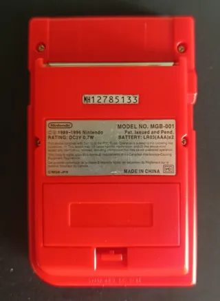 Nintendo Game Boy Pocket Lite Roja