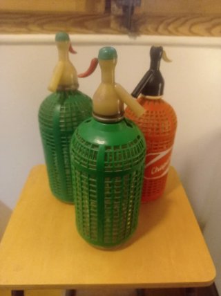 3 sifones de soda años 70-80