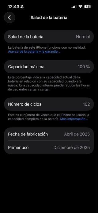 iPhone 16 blanco Seminuevo de 128 gb