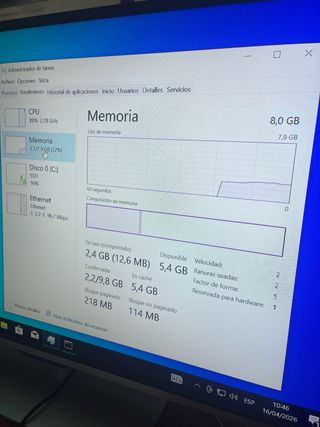 Lenovo M910q Tiny PC i5 6500 8GB RAM 256GB SSD
