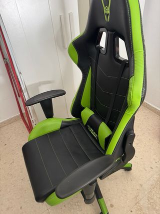 Silla Gamer Stinger Negra y Verde