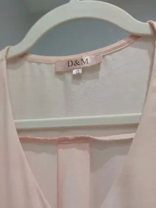 Blusa D&M Rosa con Cremallera