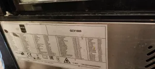 Vetrina refrigerata usata