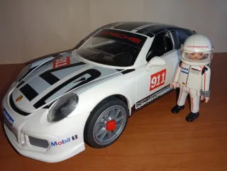 Playmobil-Coche carreras Porsche 911 GT3 9225 luz