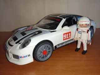 Playmobil-Coche carreras Porsche 911 GT3 9225 luz