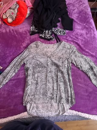 Camisa estampada manga larga