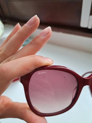 Occhiali da sole Max Mara bordeaux