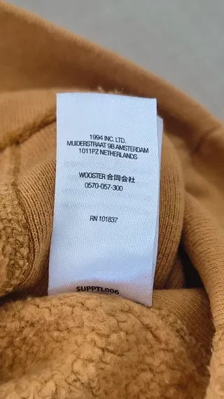 Sudadera Supreme Box Logo light mustard