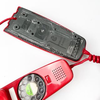 Teléfono Citesa Gondola Pared Rojo Años 70