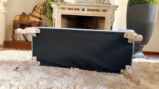 Divan Chaise longue chester terciopelo azul