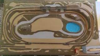 Maqueta trenes Ibertrén con locomotora y vagones