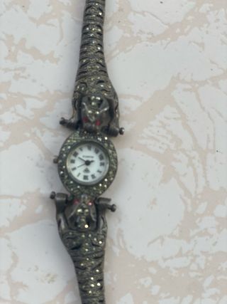 Orologio in Argento Gatti Scintillanti