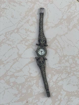 Orologio in Argento Gatti Scintillanti