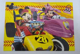 2 Puzzles Mickey Roadster Racers 48 piezas