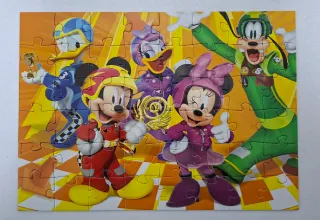2 Puzzles Mickey Roadster Racers 48 piezas