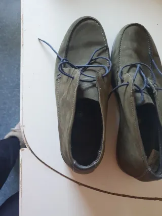 Botas Dustin Piel Talla 42 Verde Oliva