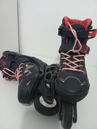 Patines en línea y casco Talla 35-38