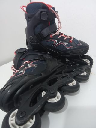 Patines en línea y casco Talla 35-38