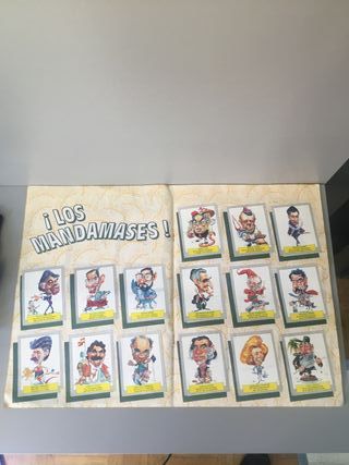 Álbum cromos karikatas Años 90 Completo este
