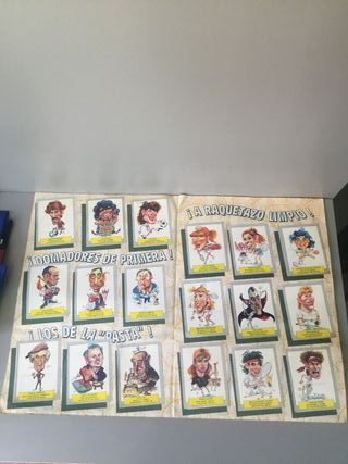 Álbum cromos karikatas Años 90 Completo este
