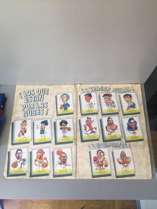 Álbum cromos karikatas Años 90 Completo este
