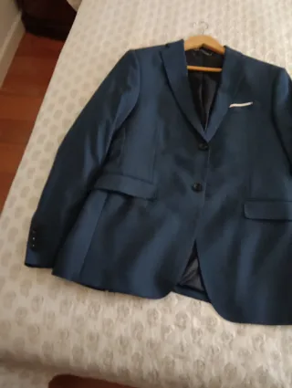 Traje de chaqueta azul oscuro talla 40