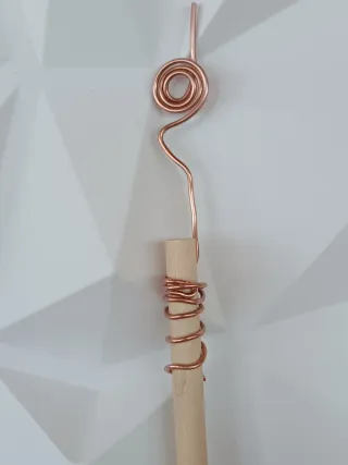 Antena de cobre para  Electrocultivo