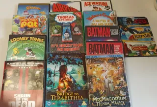 Lote 15 películas Infantiles y Familiares en DVD