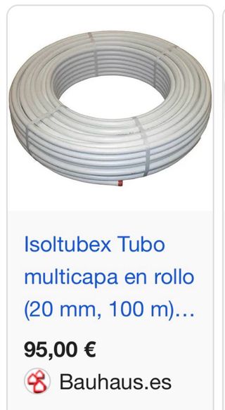 Tubo multicapa ISOLTUBEX Ø20x2mm 100m