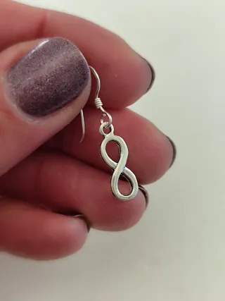 Pendientes Infinito Plata 925