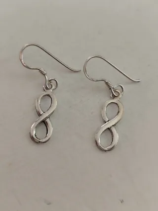 Pendientes Infinito Plata 925