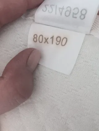 Sobrecolchón cama 80*190