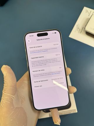 iPhone 15 Pro 256GB Titanio Blanco