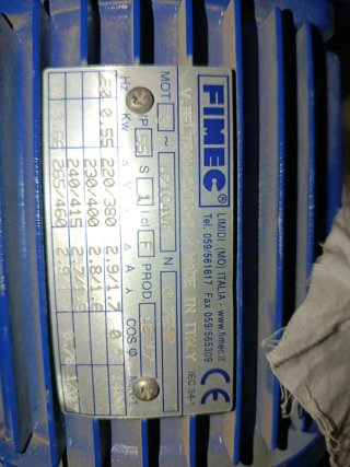 Motorreductor Motovario Azul