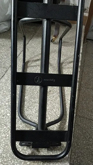Portaequipaje Bicicleta Negro