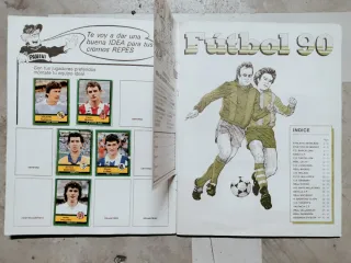 Álbum Panini Fútbol 90 Cromos