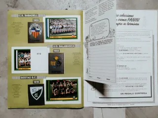 Álbum Panini Fútbol 90 Cromos