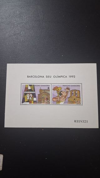 Lote Sellos Andorra: Barcelona 92, Correos