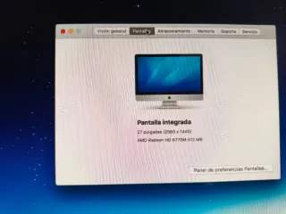 Imac 27 Apple Negro/Plata