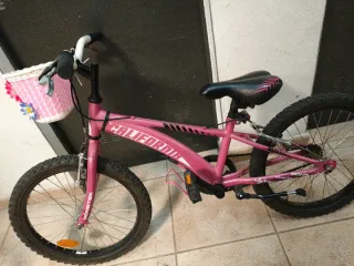 Bicicleta infantil rosa California