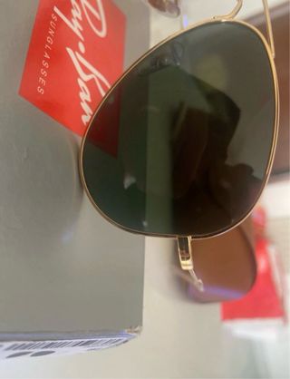 Occhiali da sole Ray-Ban oro/verdi