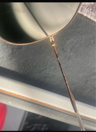 Occhiali da sole Ray-Ban oro/verdi