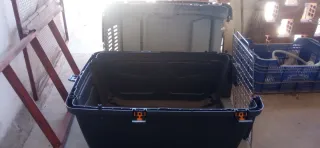 Transportín Perro Grande Negro/Gris (1 Uso)
