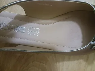 Sandalias piel doradas y plateadas