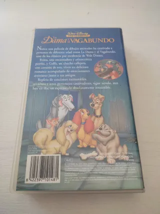 VHS La Dama y el Vagabundo Disney Clásicos