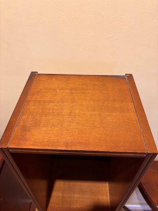 Mueble estrecho madera con cajones