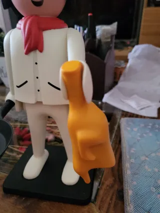 Playmobil Cocinero con Sartén y pollo