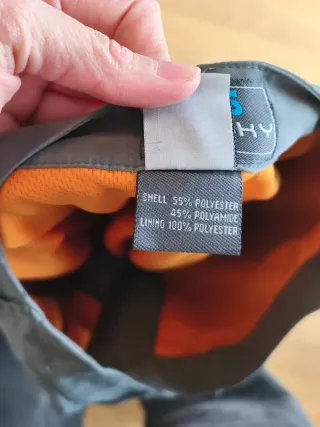 Falda larga gris con gatera