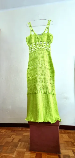 Vestido Zara Crochet Edición Limitada Lima