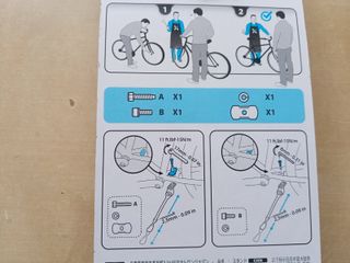 Pata/pie bicicleta Ajustable 24"a 28"
